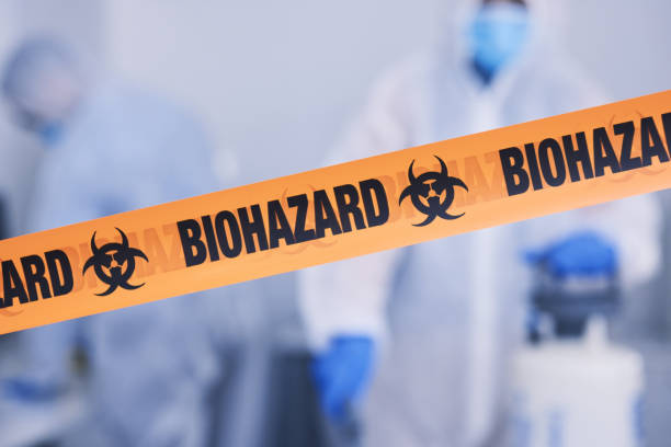 Professional Biohazard Cleanup technician working in Cupertino, CA